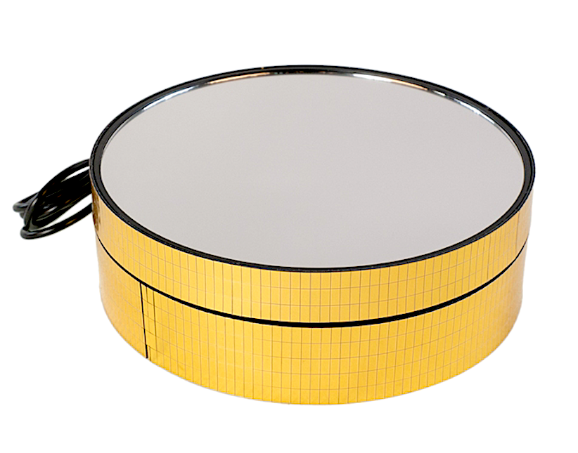 Base Girevole Oro Cm.15 Con Specchio 140477
