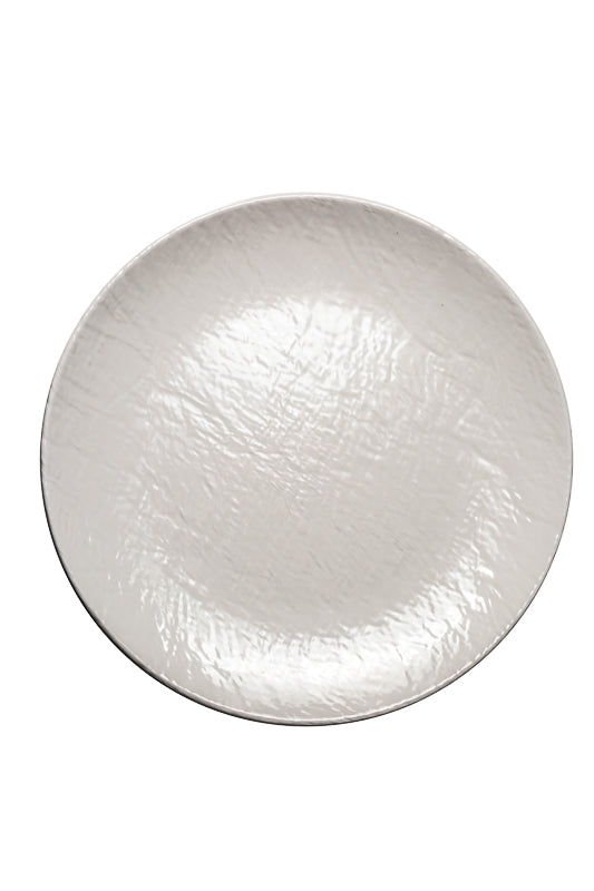 Stone Age Vassoio Tondo Cm.45x4,5h Bianco Melamina