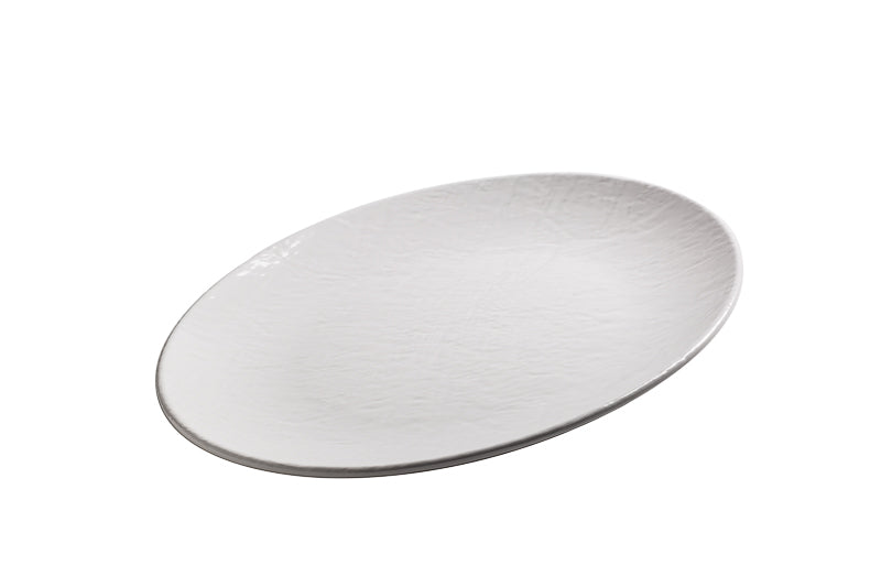 Stone Age Vassoio Ovale Cm.49x36,5x4,5h Bianco Melamina
