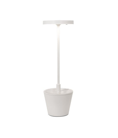Poldina Reverso Lampada Da Tavolo Mm.110x350 Bianco