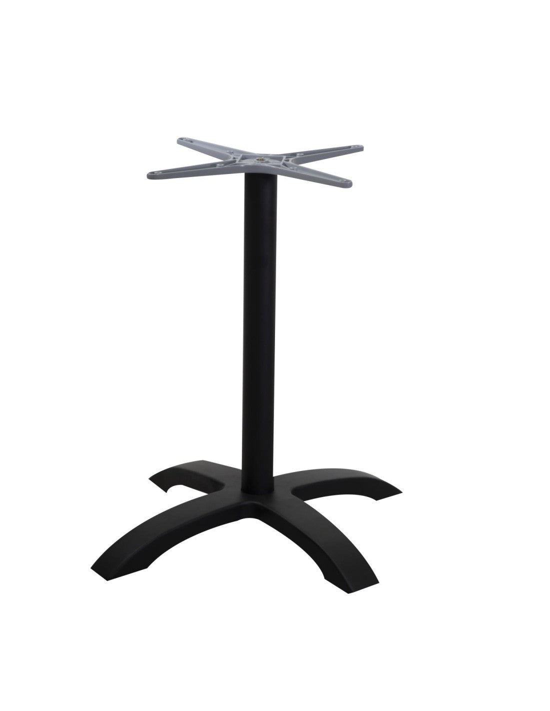 Base Tavolo Cm.52x52x72 Alluminio Nero