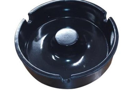 Posacenere Rotondo Cm.12x2,8h Nero Melamina