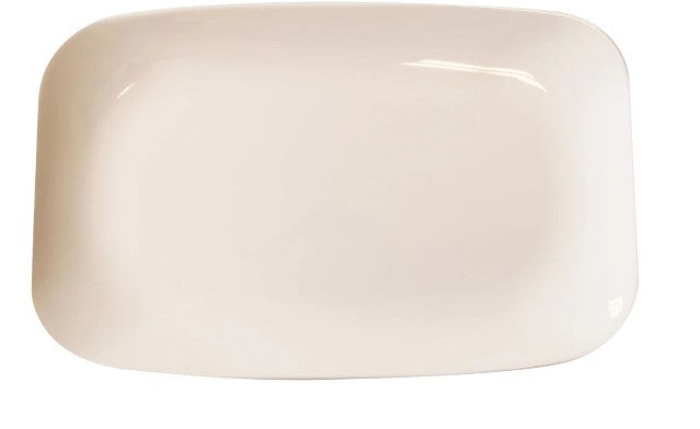 Vassoio Rettangolare Cm.29,2x18 Bianco Melamina