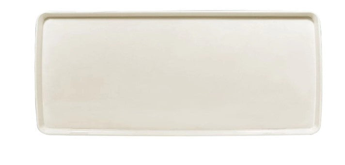 Vassoio Rettangolare Cm.40x16,5 Bianco Melamina