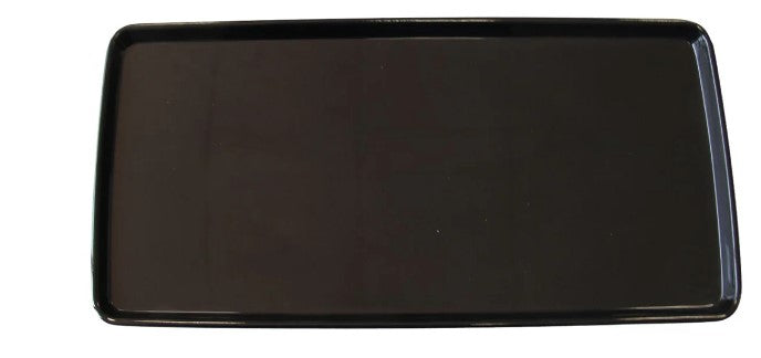 Vasssoio Rettangolare Cm.40x16,5 Nero Melamina