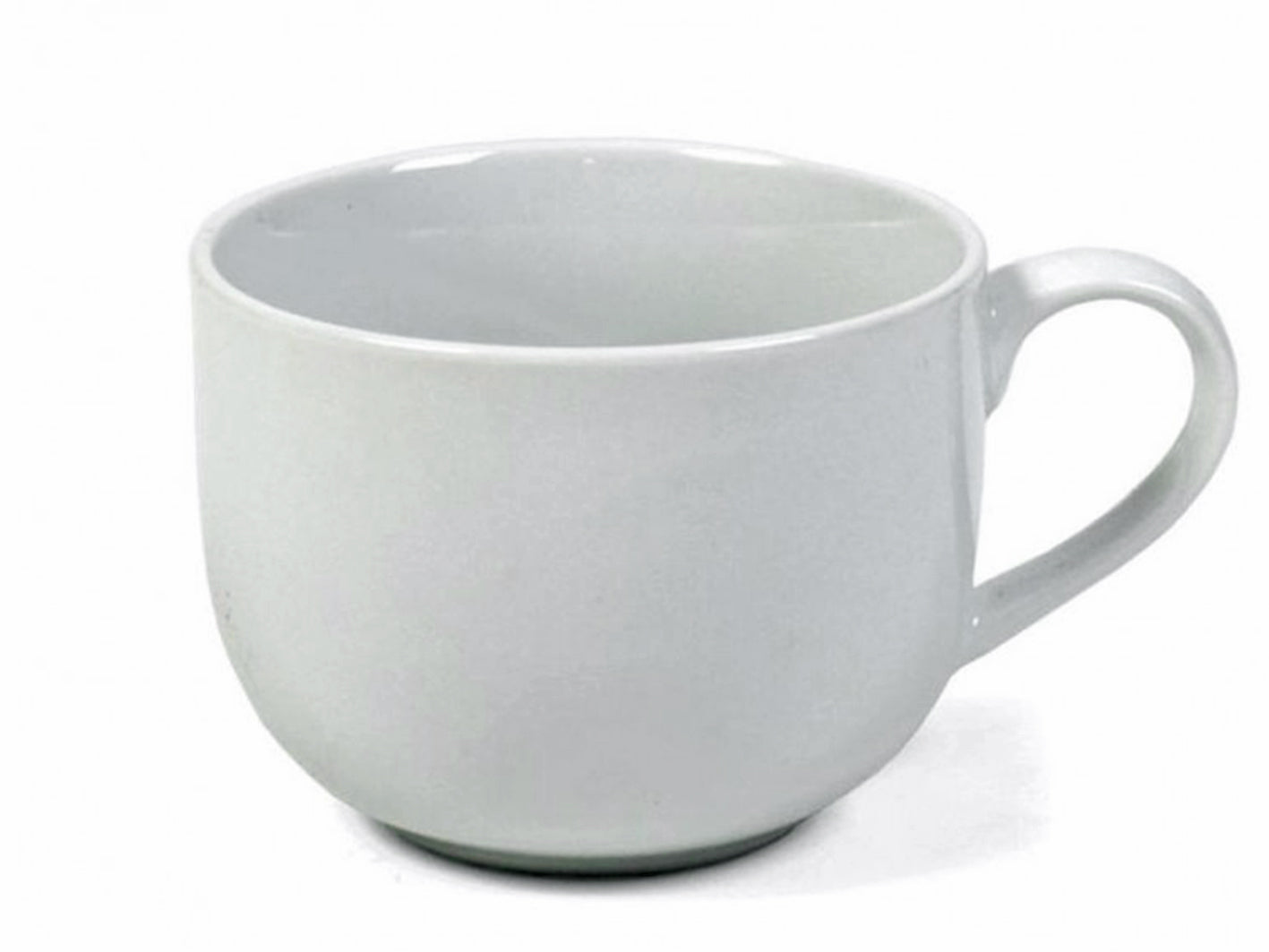 Tazzone Jumpo Cm.12x7h Bianco Melamina