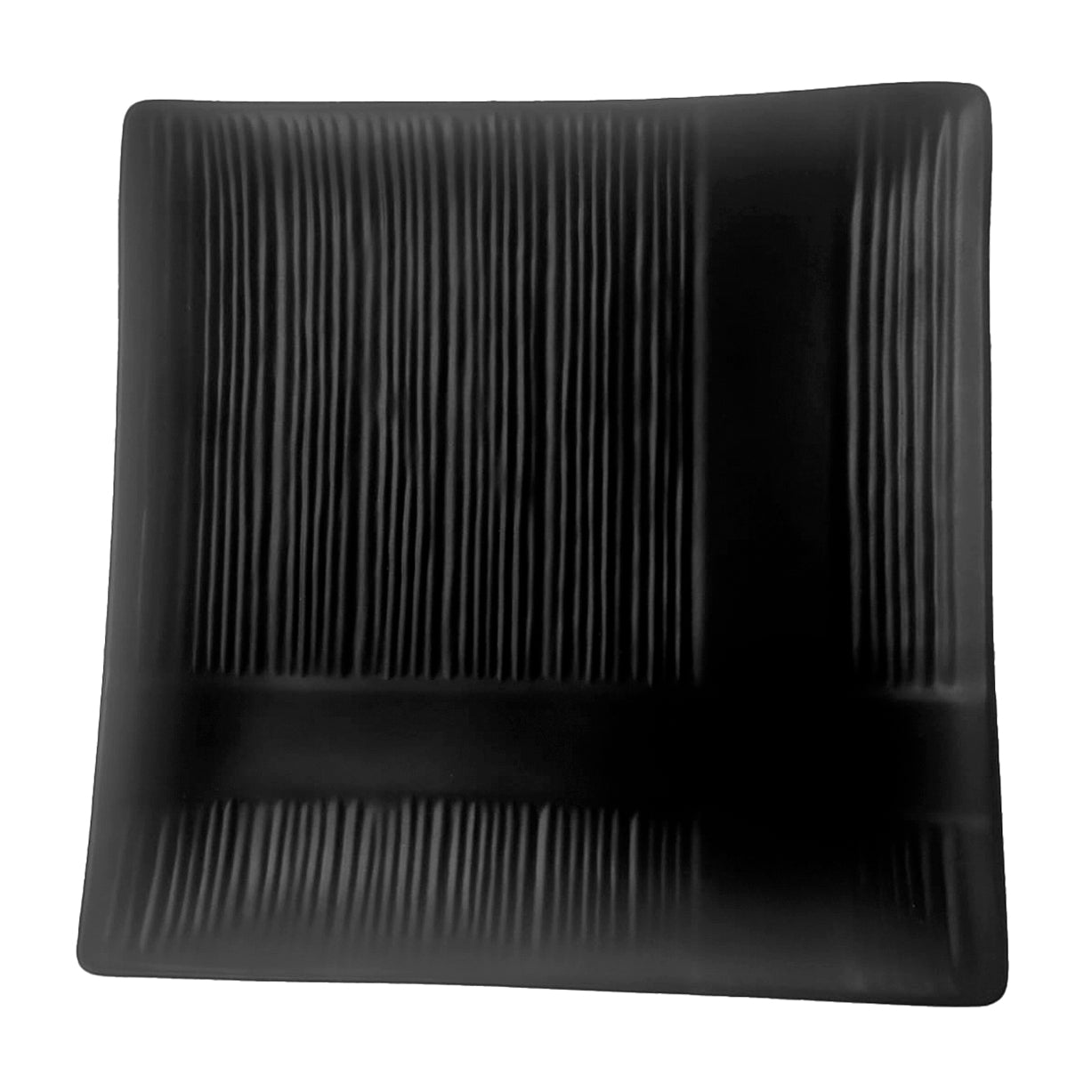 Organic Piatto Quadro Cm.25x25 Nero