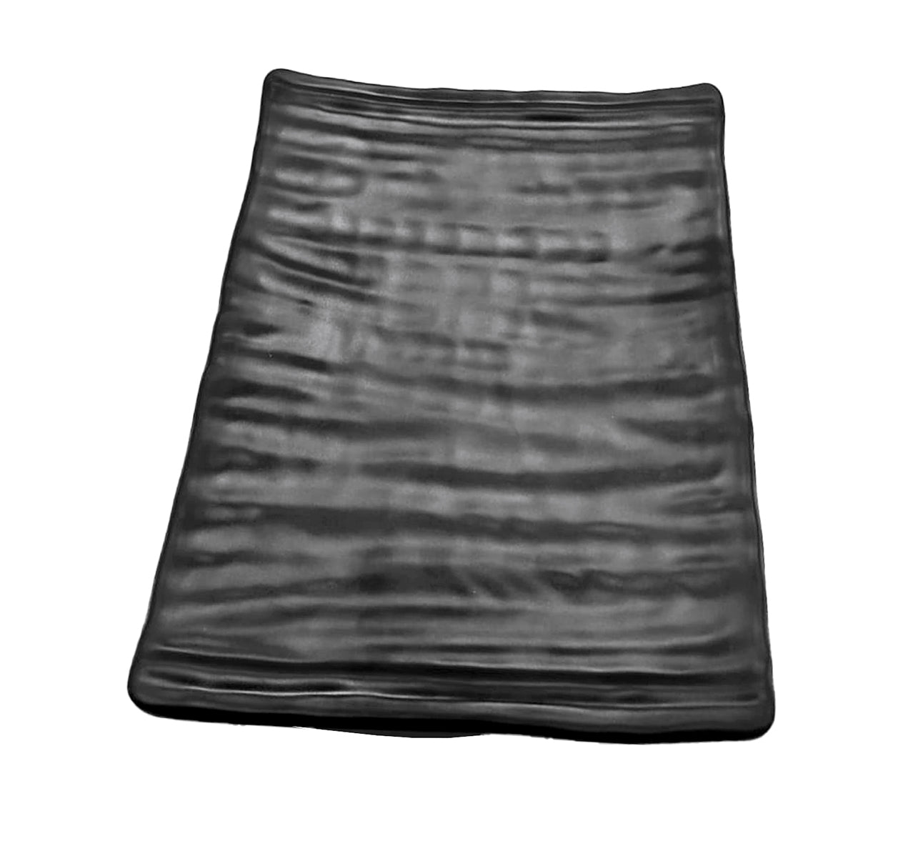 Organic Vassoio Rettangolare Cm.35,5x15,5 Nero