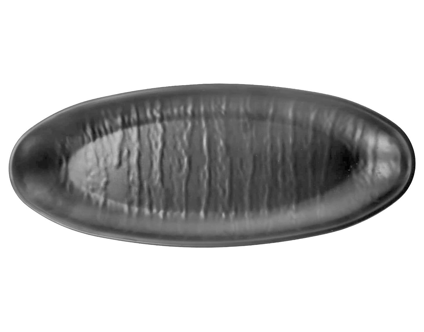 Organic Vassoio Ovale Cm.35,5x15 Nero