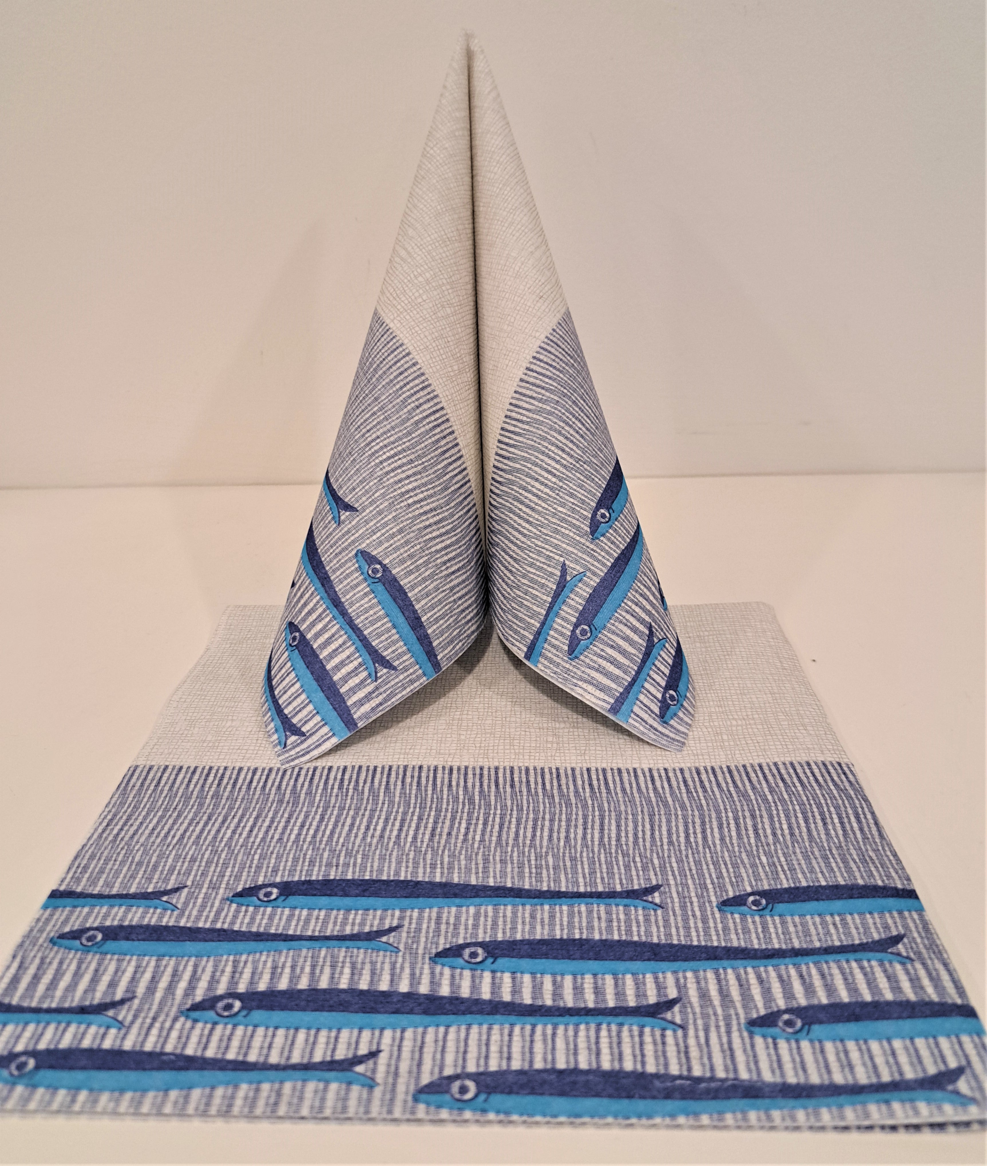 Alice Confezione 20 Tovaglia 100x100 Blu