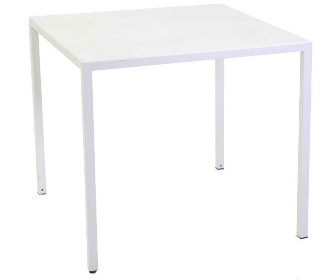 New Elma Tavolo Cm.90x90 Bianco Autolivellante