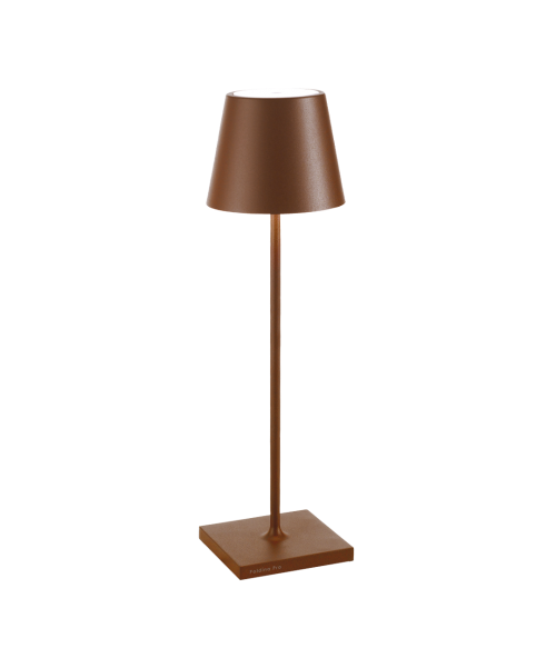 Poldina Pro Lampada Tavolo Corten Mm.111x380