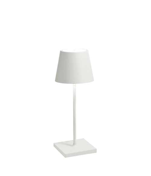 Poldina Mini Pro Lampada Da Tavolo Bianco Mm.111x300