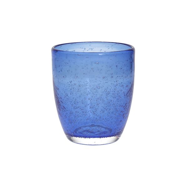 Bubble Bicchiere Vetro Cl.38 Azzurro