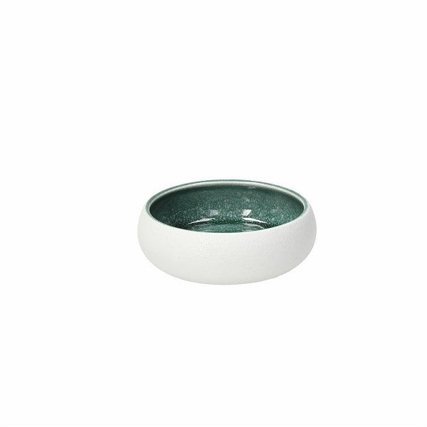 Elipse White Teal Ciotola Cm.14 Bianco/verde