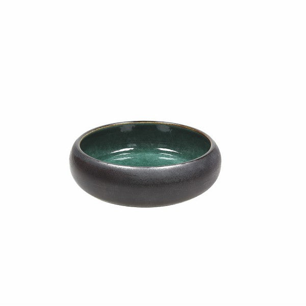 Elipse Bronze Teal Ciotola Cm.17 Nero/verde