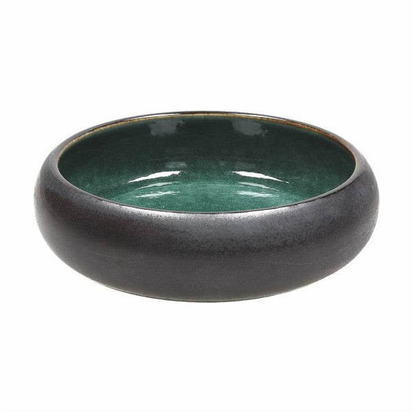 Elipse Bronze Teal Ciotola Cm.20 Nero/verde