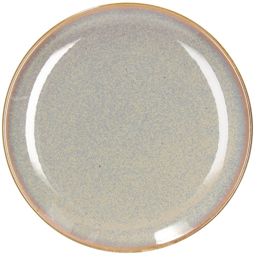 New Brown Stoneware Piatto Dessert Cm.18,5 Beige