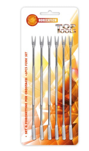 Set 6 Forchettine Crostacei Cm.17,5 Horecatech