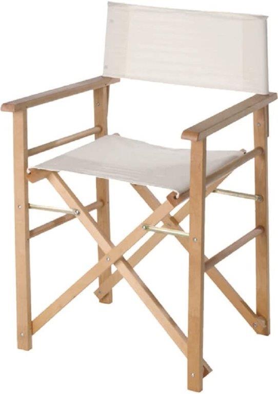 Sedia Regista In Legno Cm.85x53x52