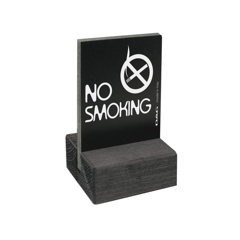 Pittogrammi No Smoking Scritta Fron    Te Retro Cm5,5x7,5 Linea Da Ta