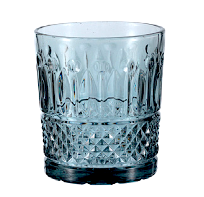 Barocco Bicchiere Acqua Cl.33 Blu Orion H.9,4cm