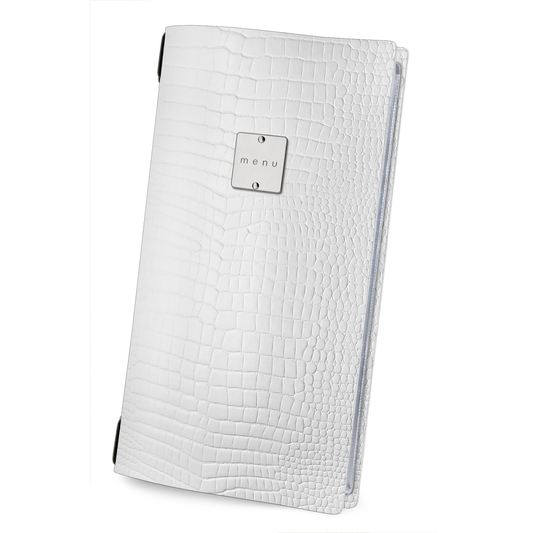 4re Menu'4 Buste Etichetta Lucida Elast Ico Nero Bianco Kroko