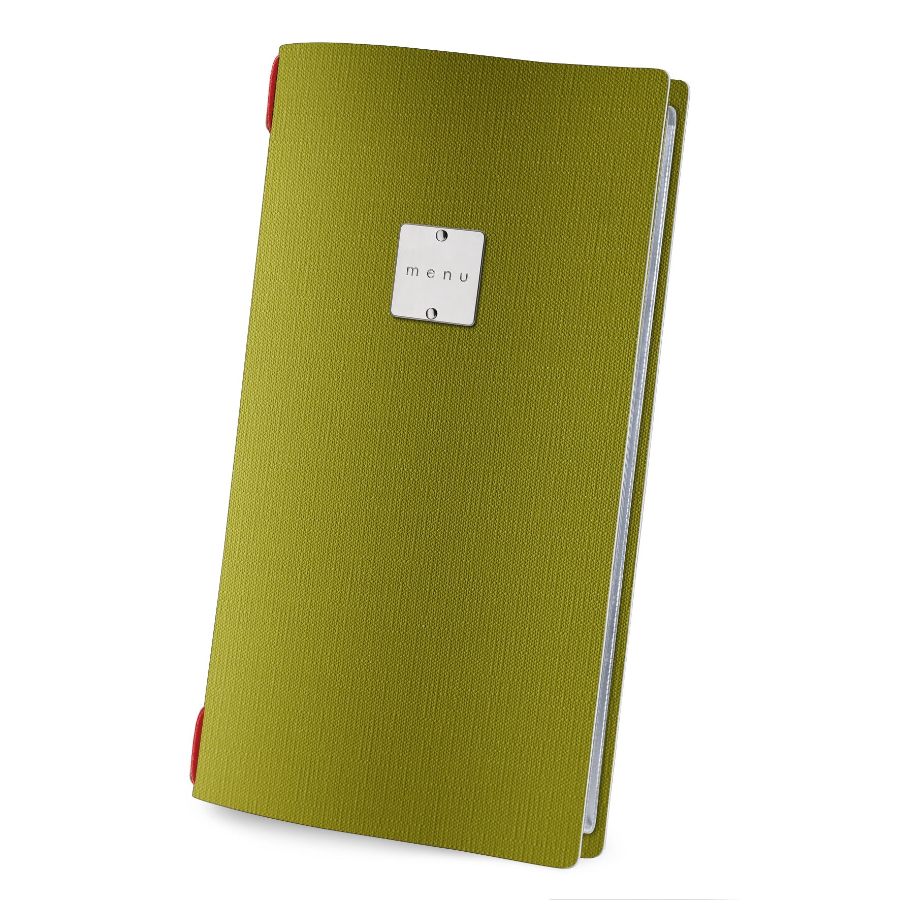 4re Portamenu'juta Verde Con Etichetta Lucida,4 Buste