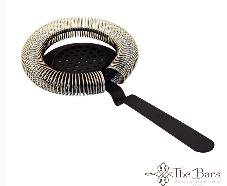 Strainer Hawtorn Deluxe Black Inox 18/10 The Bars