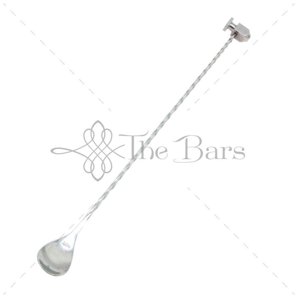 Bar Spoon Cucchiaio Con Martello In Acciaio Cm.35