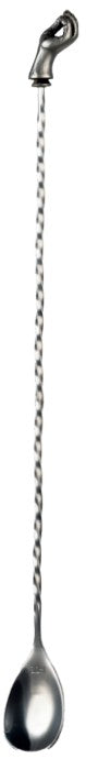 Bar Spoon Cucchiaio Con Mano Cm.40 Acciaio Inox