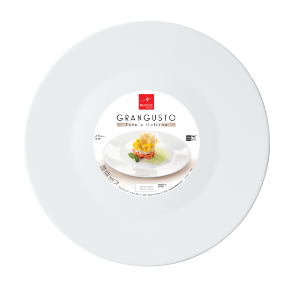 Grangusto Piatto Piano Cm.33 Vetro