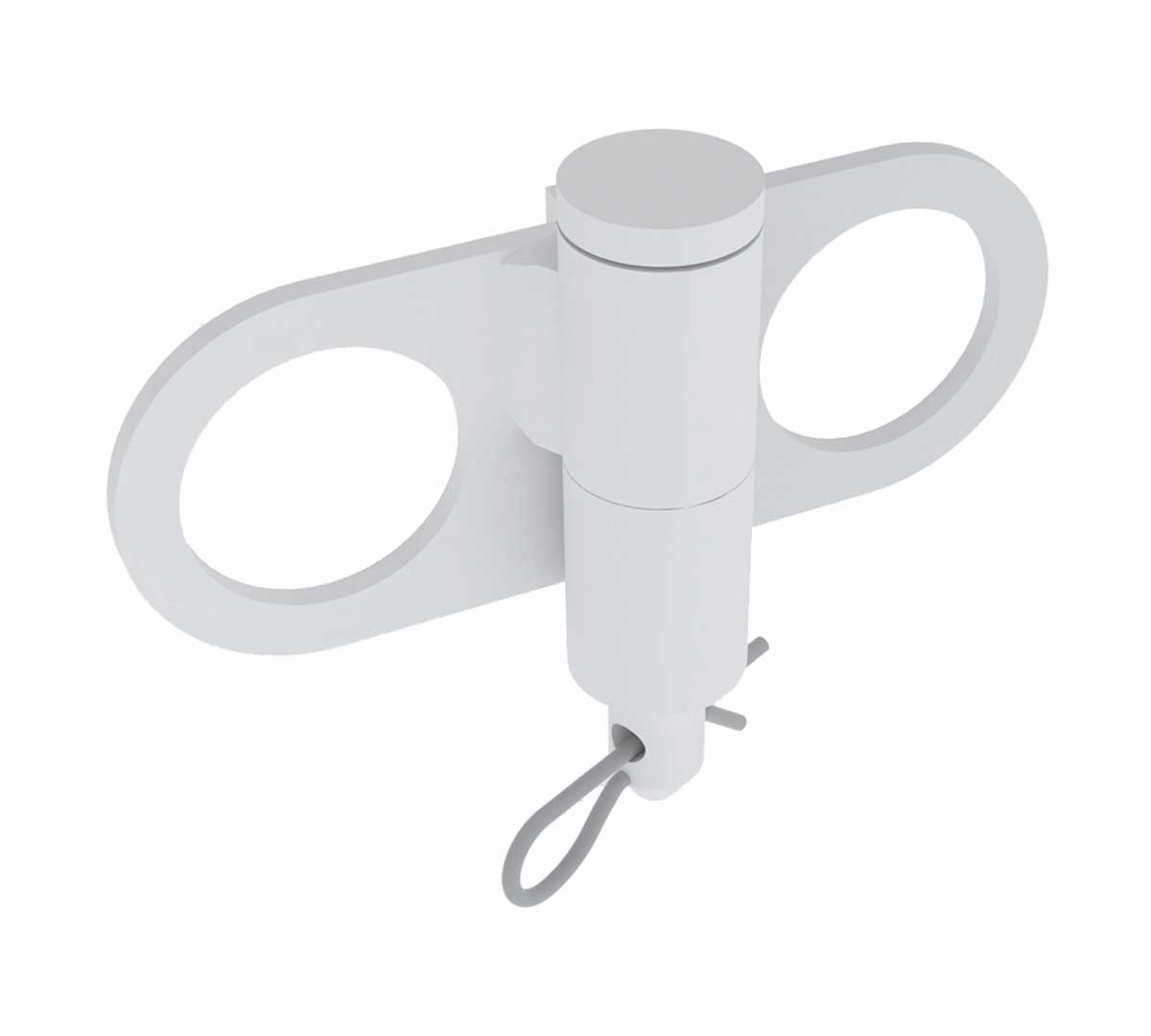 Perno Di Collegamento Per Paravento Bianco