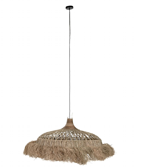 Lampadario Tondo Cm.100x40h Fibra Naturale La217885