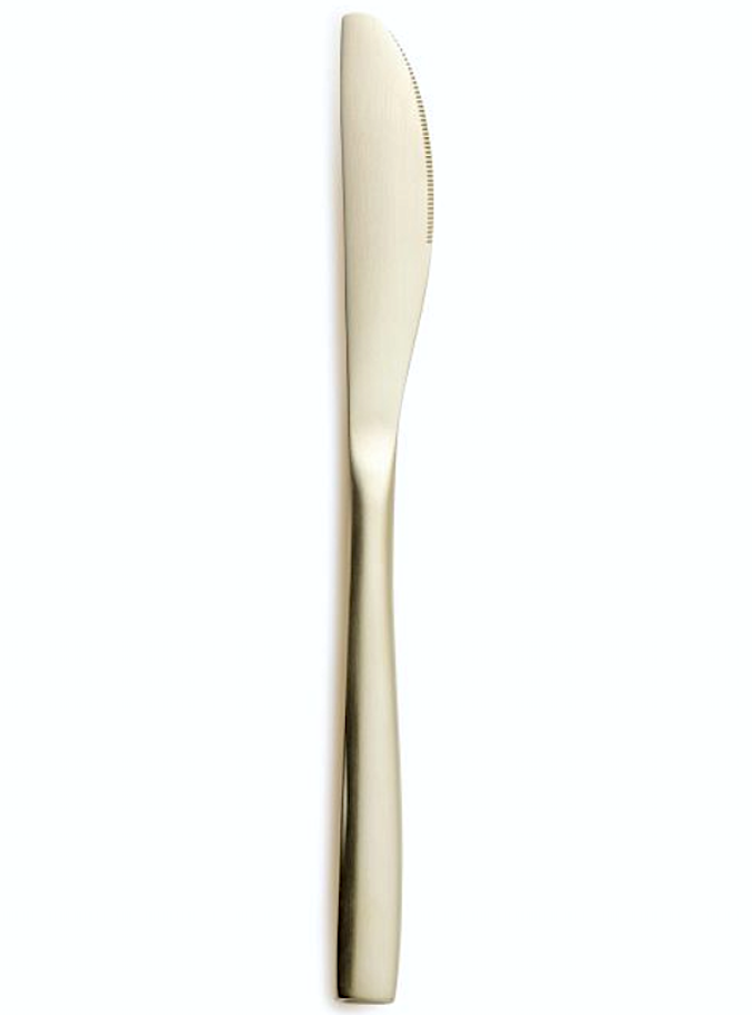 Bcn Champagne Cartella 3 Coltello Tavola Mm.3 Acciaio Inox 18