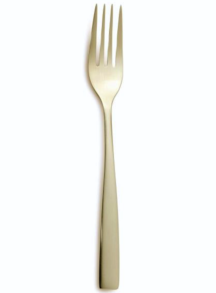 Bcn Champagne Cartella 6 Forchetta Tavola Mm.3 Acciaio Inox 18