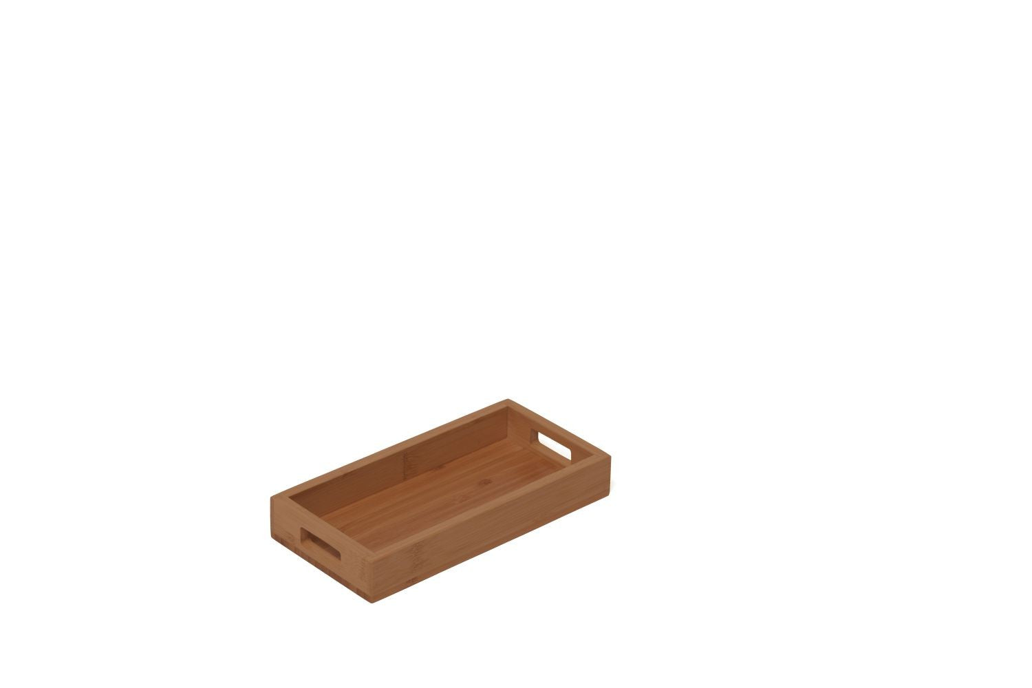 Vassoio Bamboo Bordato Cm.20x10x3h
