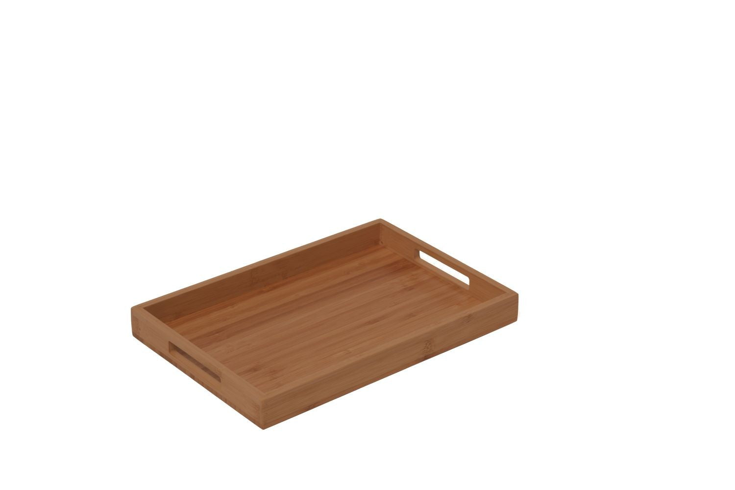Vassoio Bamboo Bordato Cm.30x20x3h