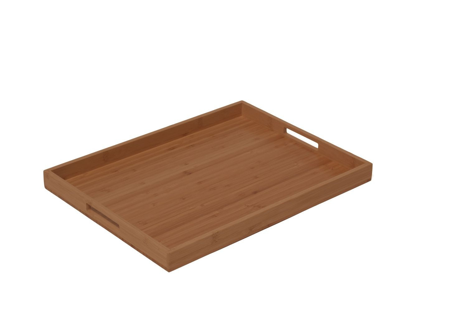 Vassoio Bamboo Bordato Cm.40x30x3h