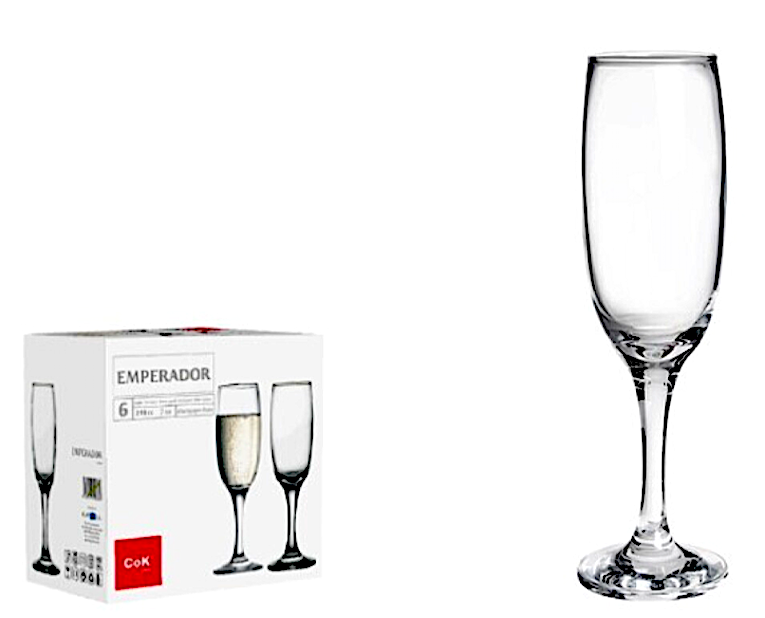 Emperador Cf 6 Flute Cl.21,5 Champagne