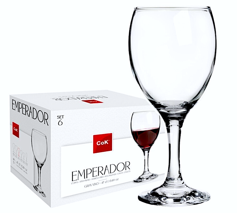 Emperador Cf 6 Calici Cl.47 Vino Rosso