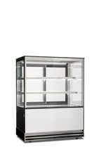 Banco pasticceria quattro lati vetro ventilato, porte scorrevoli DELUXE 92 PSV
