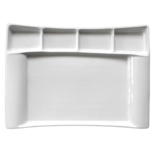 Vassoio Porcellana 32x23 Centimetri Gural Milano