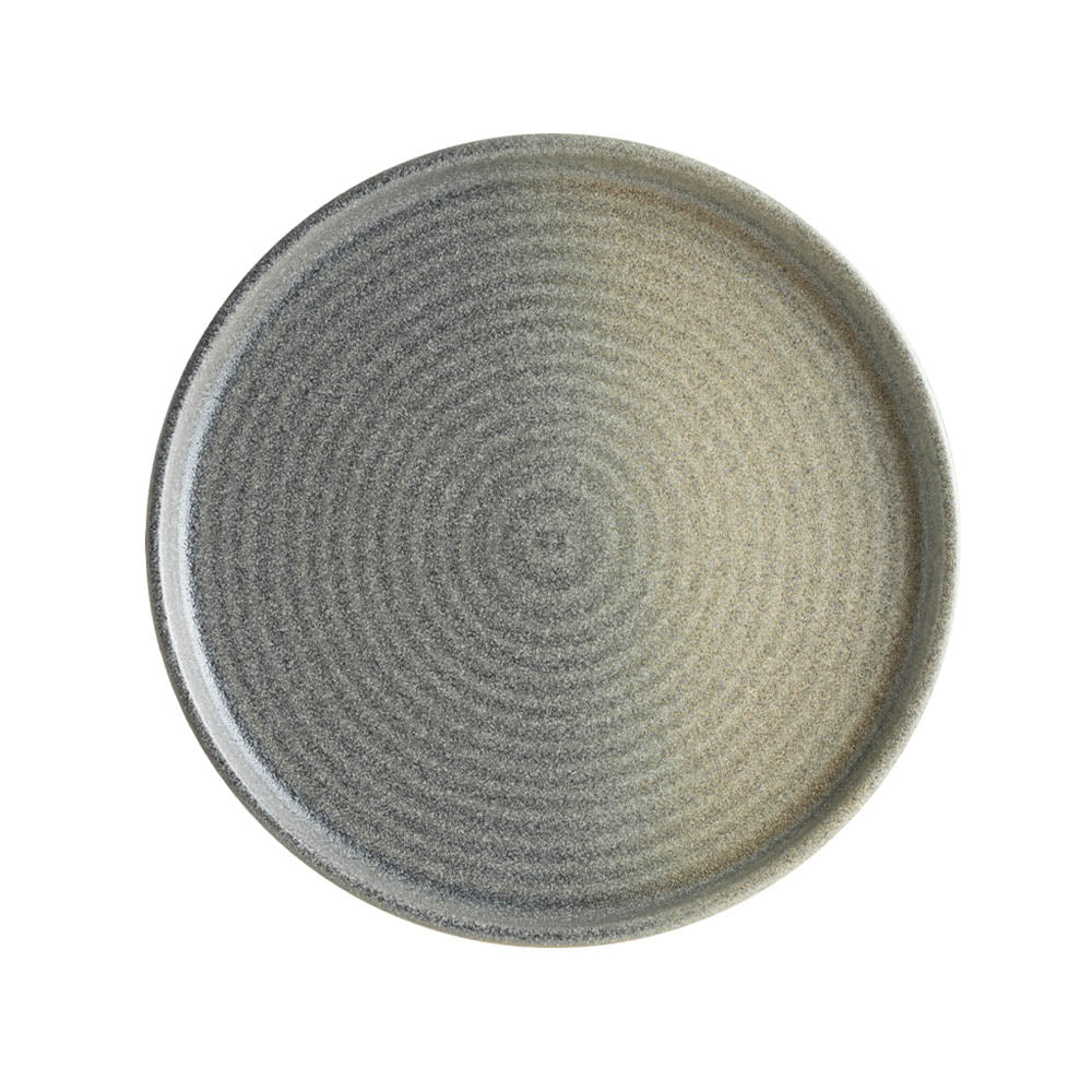 Ripple Horn Piatto Piano Bordato Cm.21