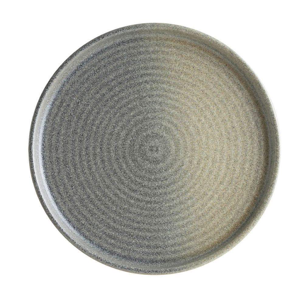Ripple Horn Piatto Piano Bordato Cm.26