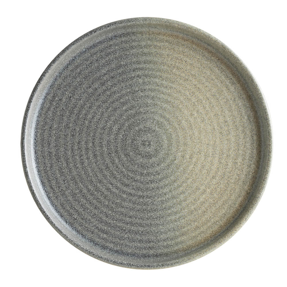 Ripple Horn Piatto Piano Bordato Cm.28