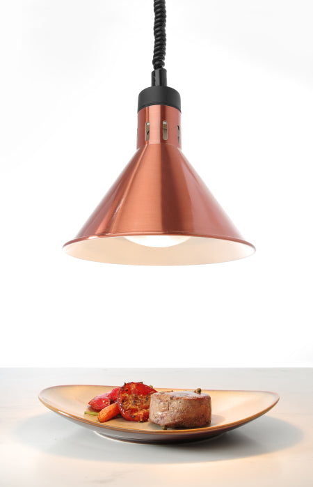 Lampada Termica Conica Regolabile Cm.70/150 230 Watt Rame