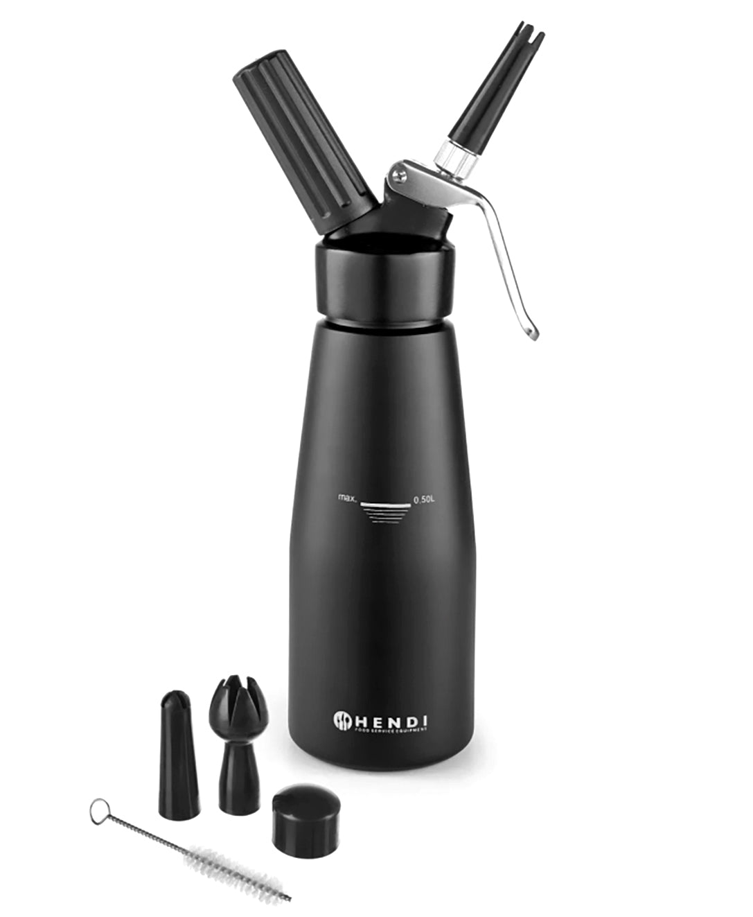 Sifone Per Panna Kitchen Line Nero Lt.0,95 Diam. Mm.95x320h