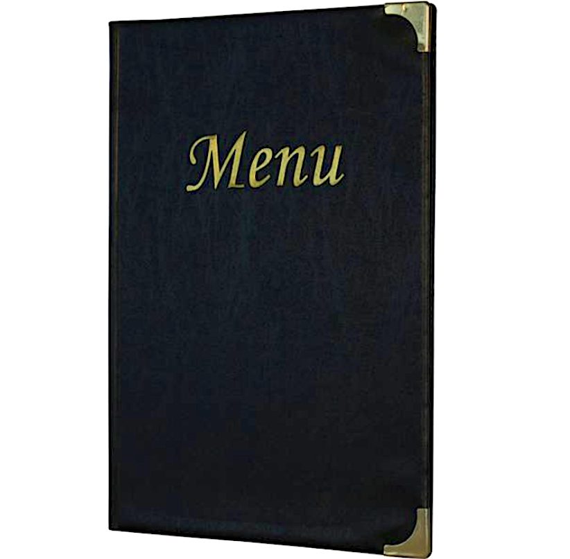 Basic Portamenu' A4 Nero 10 Pagine