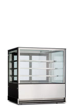 Banco pasticceria quattro lati vetro ventilato, porte scorrevoli DELUXE 123PSV